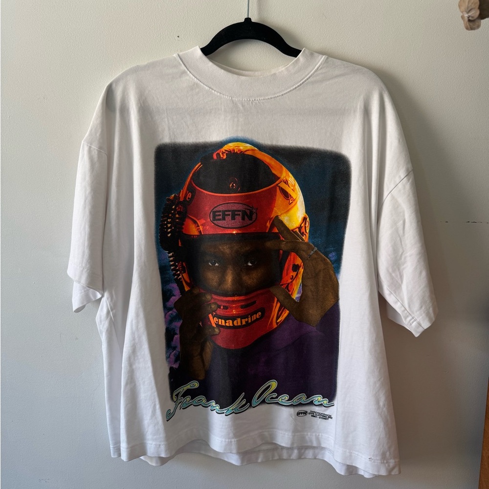 EFFN x frank ocean screen printed limited edition t-shirt